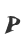 p