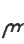 m