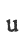 u