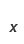 x