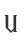 u