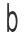 b