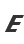 E