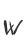w