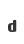d