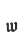 w