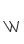 w
