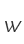 w